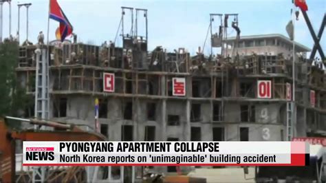 North Korea reports on 'unimaginable' building collapse - YouTube