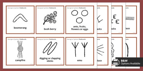 FREE! - Aboriginal Symbols Flashcards - Beyond Secondary