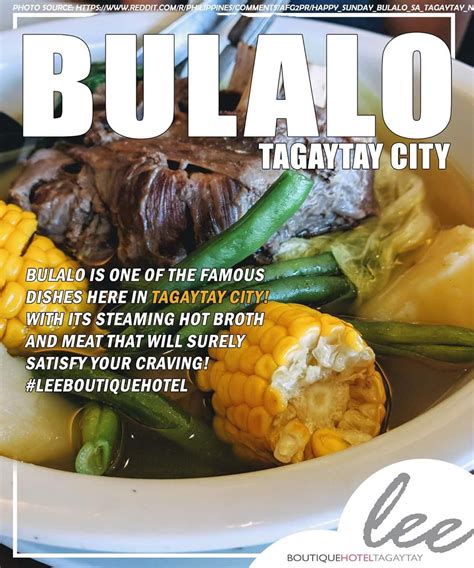 Bulalo is one of the famous dishes here in Tagaytay City! With its ...