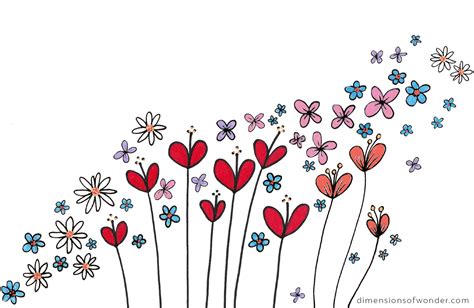 10 Simple Flower Doodles: Easy To Draw, Lovely To See!