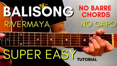 RIVERMAYA - BALISONG CHORDS (EASY GUITAR TUTORIAL) for BEGINNERS - YouTube