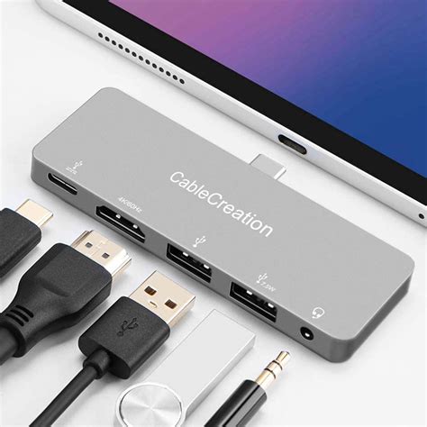 Amazon.in: Buy CableCreation USB C Hub for iPad Pro 2020/2018 ...