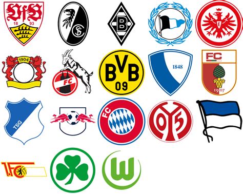 Bundesliga teams by Logo (2021-2) Quiz - By eyes355