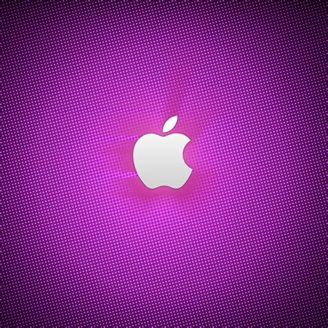 Purple Apple Logo iPad Wallpaper | ipadflava.com