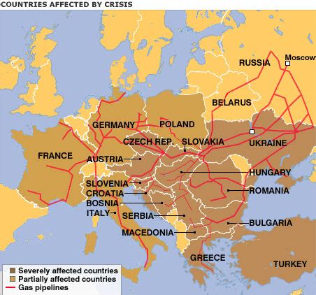 New Gas Dispute between Russia and Ukraine