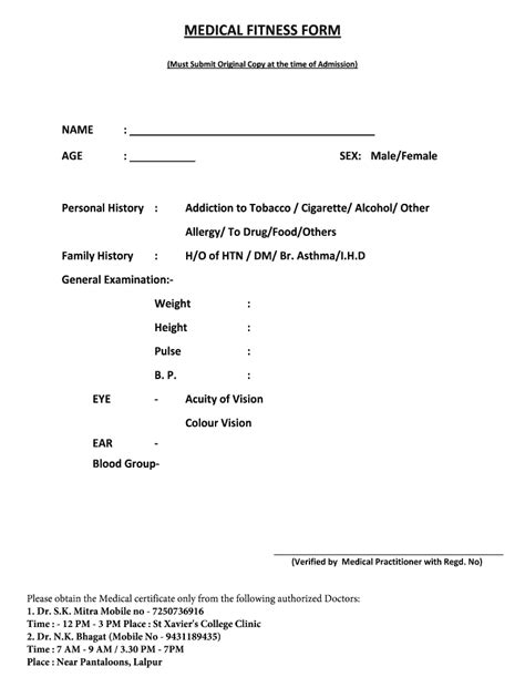 Medical Fitness Certificate Pdf 2020-2021 - Fill and Sign Printable Template Online | US Legal Forms