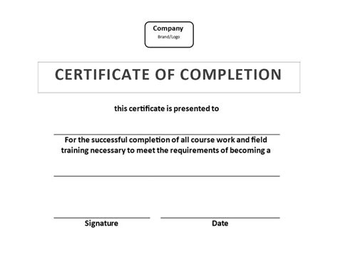 Training Certificate of Completion template - Training Certificate of Completion … | Training ...