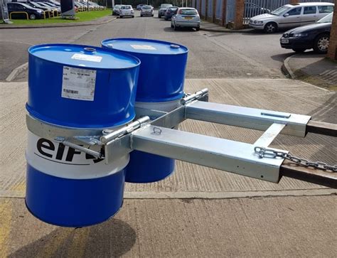 C- Shaped Drum Lifter Forklift Attachment - S&S Spill Control