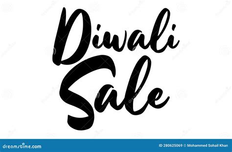 Diwali Sale Bold Typography Text for Sale Banners Flyers and Templates Stock Vector ...