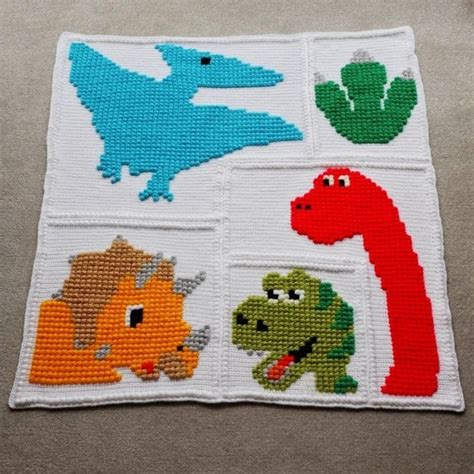 Dinosaur Blanket Crochet Pattern Crochet Pattern Dinosaur - Etsy Canada