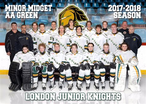 2017-2018 > U16 (Minor Midget) > Minor Midget AA Green > Roster (London ...