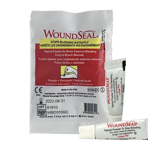 WoundSeal Topical Powder, 2-Pack - Adventure Pro Zone