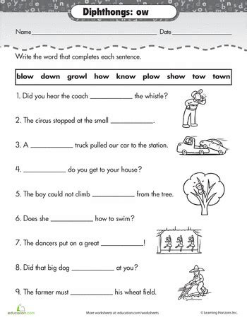 Vowel Digraphs Worksheets For Grade 3 – Thekidsworksheet