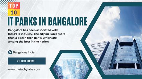 Top 10 IT Parks in Bangalore | Tech Hub City