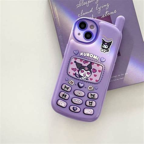 Cute Purple Kuromi Phone Case