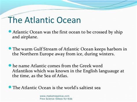 Best ppt on ocean facts