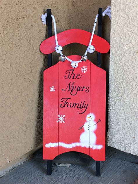 Unpainted wooden sled from michaels ($9) | Christmas crafts, Christmas wood, Christmas wood crafts