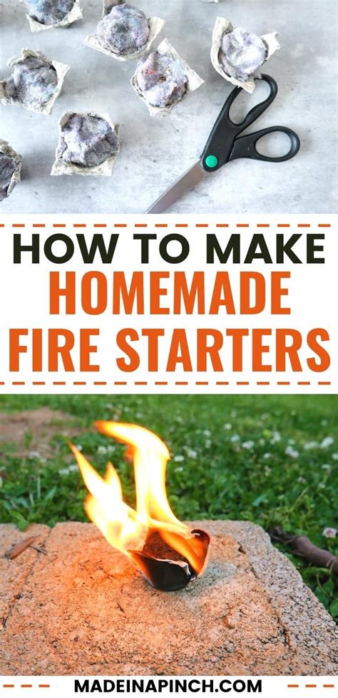 EASY DIY Fire Starters! Are you tired of forgetting (or dealing with ...