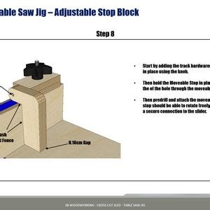 Crosscut Sled Plans Metric Build Plans /table Saw Jig / - Etsy