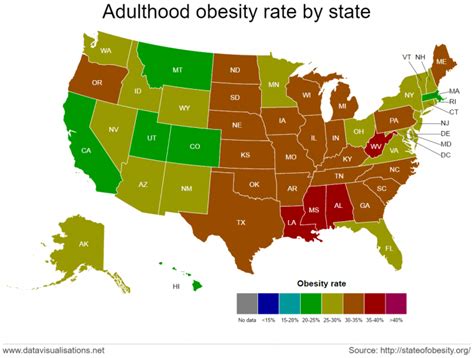 MAPS: America's $200 billion obesity problem by state and age group