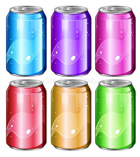 Soda Pop Cans stock vector. Illustration of opened, beverage - 25956203