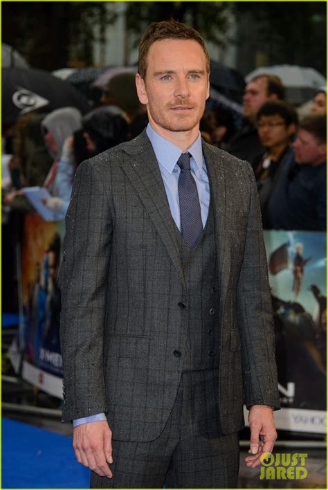 Michael Fassbender & James McAvoy Brave the Rain for 'X-Men' London ...