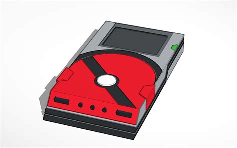 3D design Unova Pokedex - Tinkercad