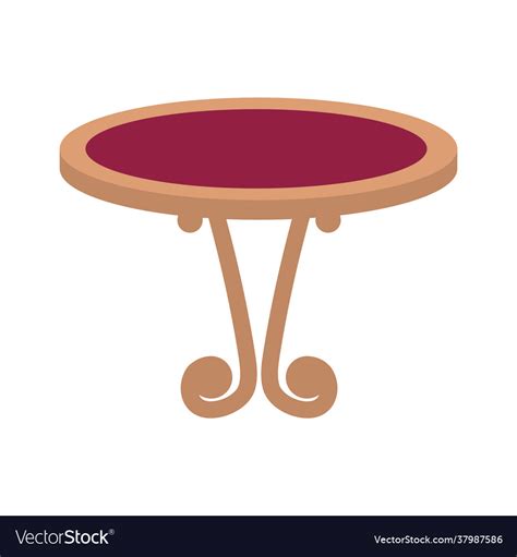 Table flat icon Royalty Free Vector Image - VectorStock