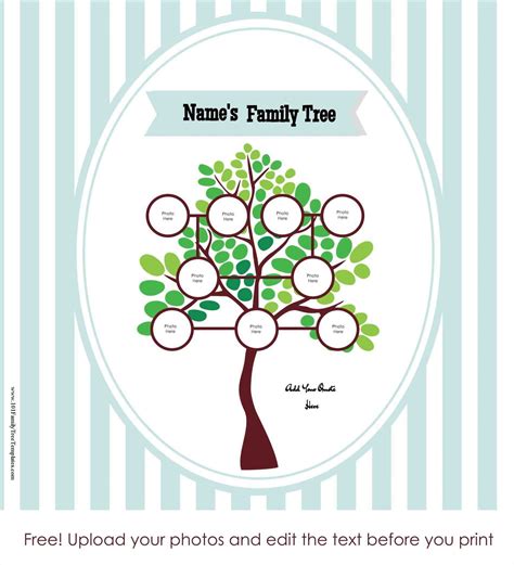 Family Tree Maker Free Printable - Free Printable