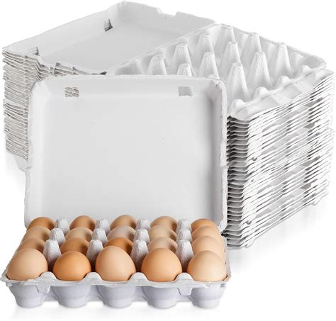 Amazon.com: Hushee 30 Pack Empty Egg Cartons Bulk Paper Pulp Egg ...