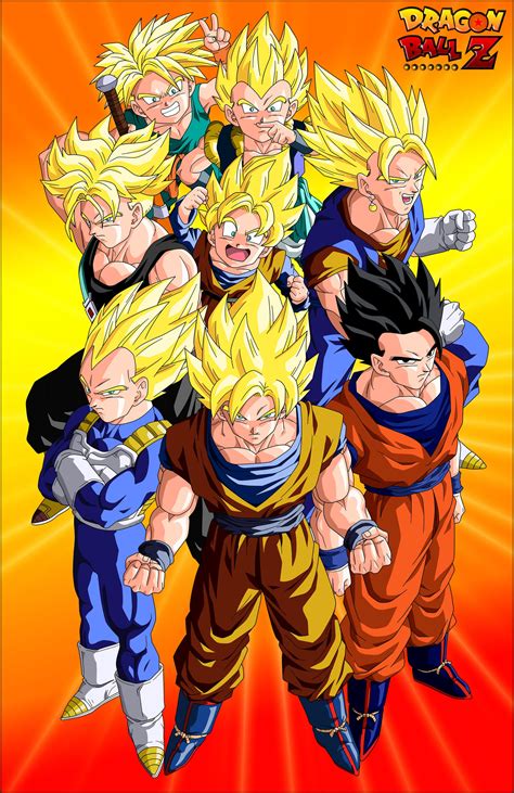 The Super Saiyans by el-maky-z on DeviantArt