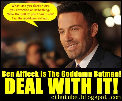 Ben Affleck as New Batman : Film & TV - Page 2 • Rational Skepticism Forum