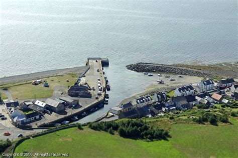 Port William Harbour in Port William, Scotland, United Kingdom