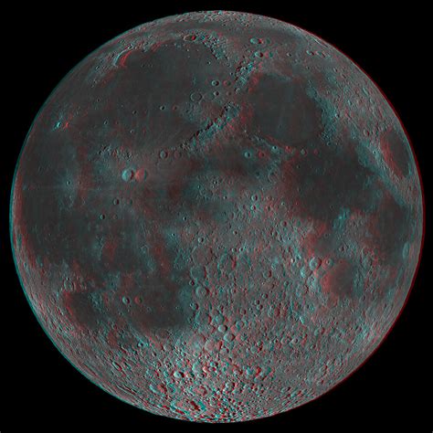 3D Moon! | This is an anaglyph of an Lunar Reconnaissance Or… | Flickr