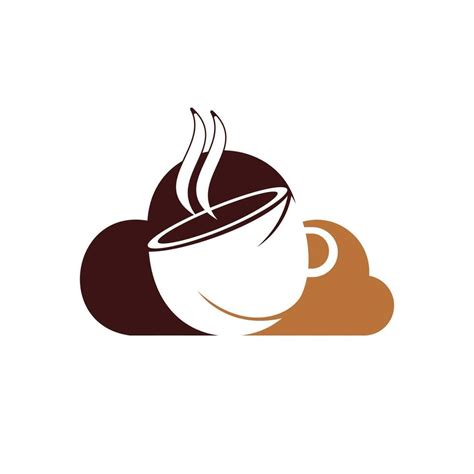 Coffee Cloud Logo Icon Design. Coffee cup on cloud logo design. 13359719 Vector Art at Vecteezy