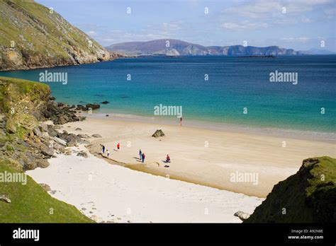 Keel Beach Achill Island Co Mayo Eire Stock Photo - Alamy