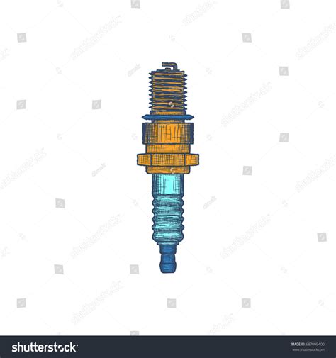 Spark Plug Vector Logo Design Template Stock Vector (Royalty Free) 687099400 | Shutterstock