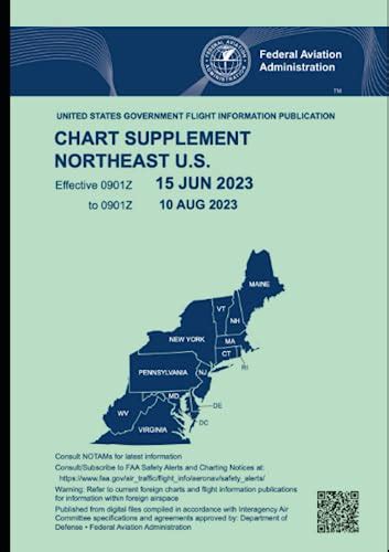 NORTHEAST U.S FAA Chart Supplement Effective 15 JUN 2023 to 10 AUG 2023 ...