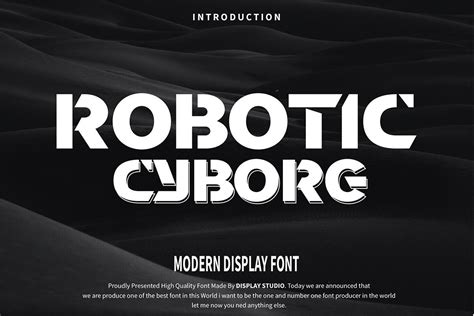 Robotic Cyborg Display Font - All Free Fonts