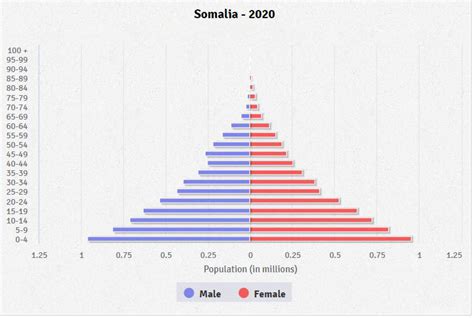 Somalia Age structure - Demographics