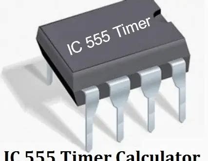 IC 555 Timer Calculator with formulas & Equations