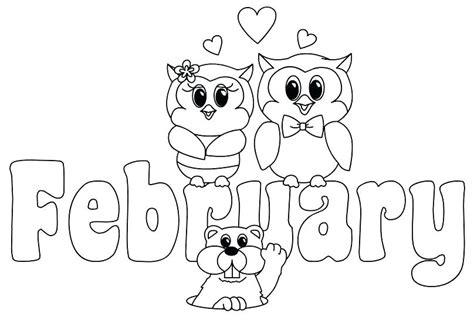 February Coloring Pages - Best Coloring Pages For Kids