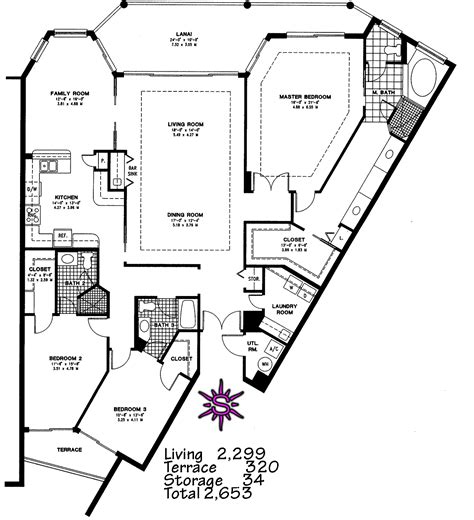 Crescent Floor Plans - Luxury Condos in Pelican Bay Naples FL.