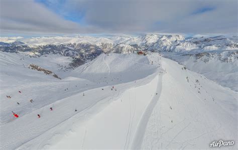 Above Courchevel ski resort