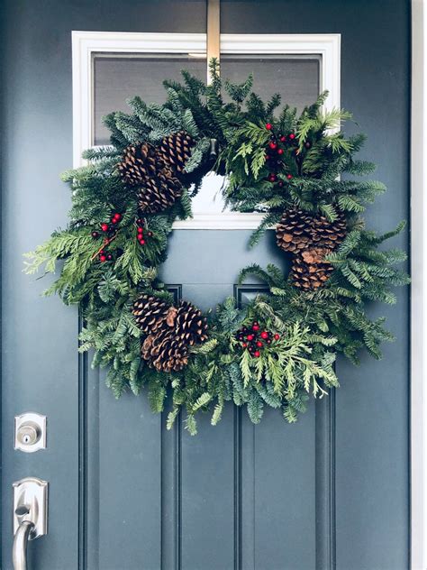 Front Door: Holiday Wreaths/Costco | Holiday wreaths, Seasonal decor ...