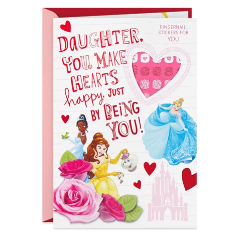 Disney Princess Printable Valentines Cards - Printable Word Searches