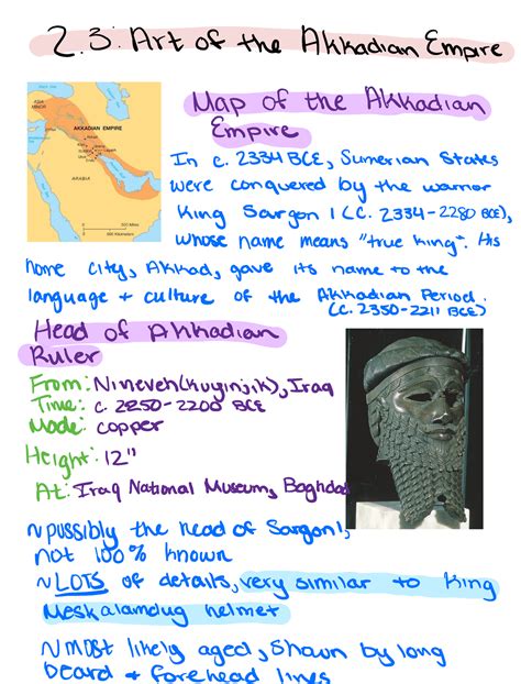 2.3 Art of the Akkadian Empire - 2 3 Art of the Akkadian ####### Empire ...