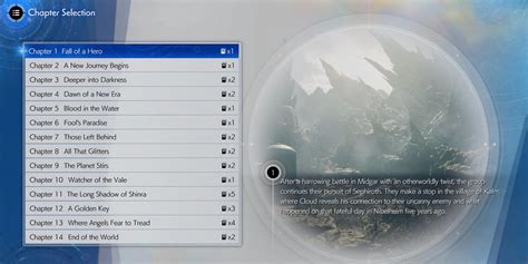 How Many Chapters Does Final Fantasy VII Rebirth Have? (All FF7 Rebirth ...
