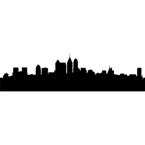 Philadelphia Skyline Silhouette Png - Clip Art Library