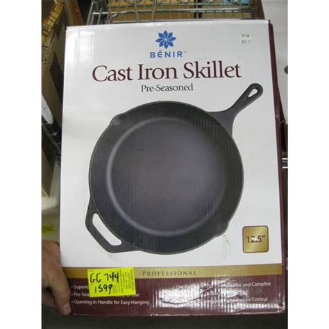 NEW CAST IRON FRY PAN.